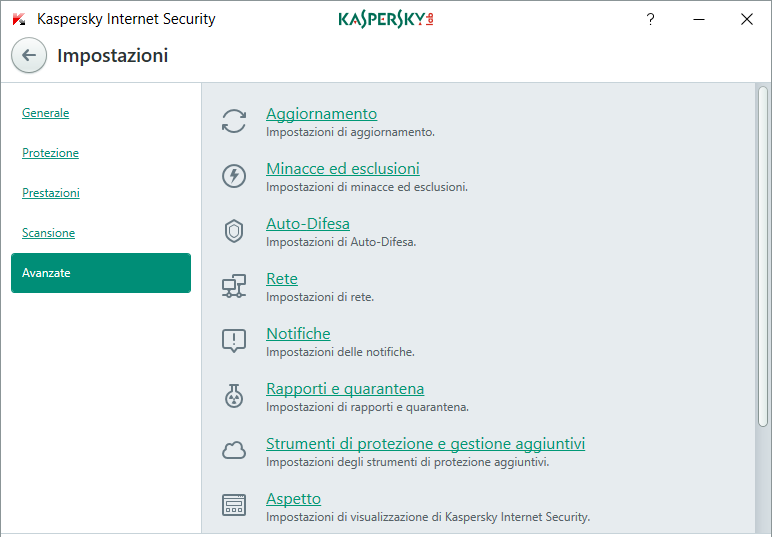 Avanzate-Kaspersky